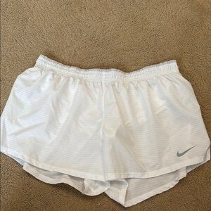 Nike White Running Shorts XL